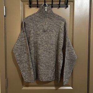 Calvin Klein Wool Turtleneck Zipup